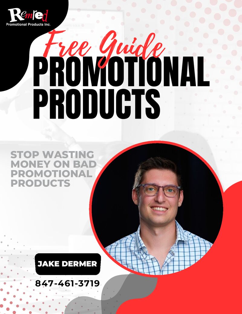 Free guide: Stop Wasting Money on Bad Promotional Products by Jake Dermer